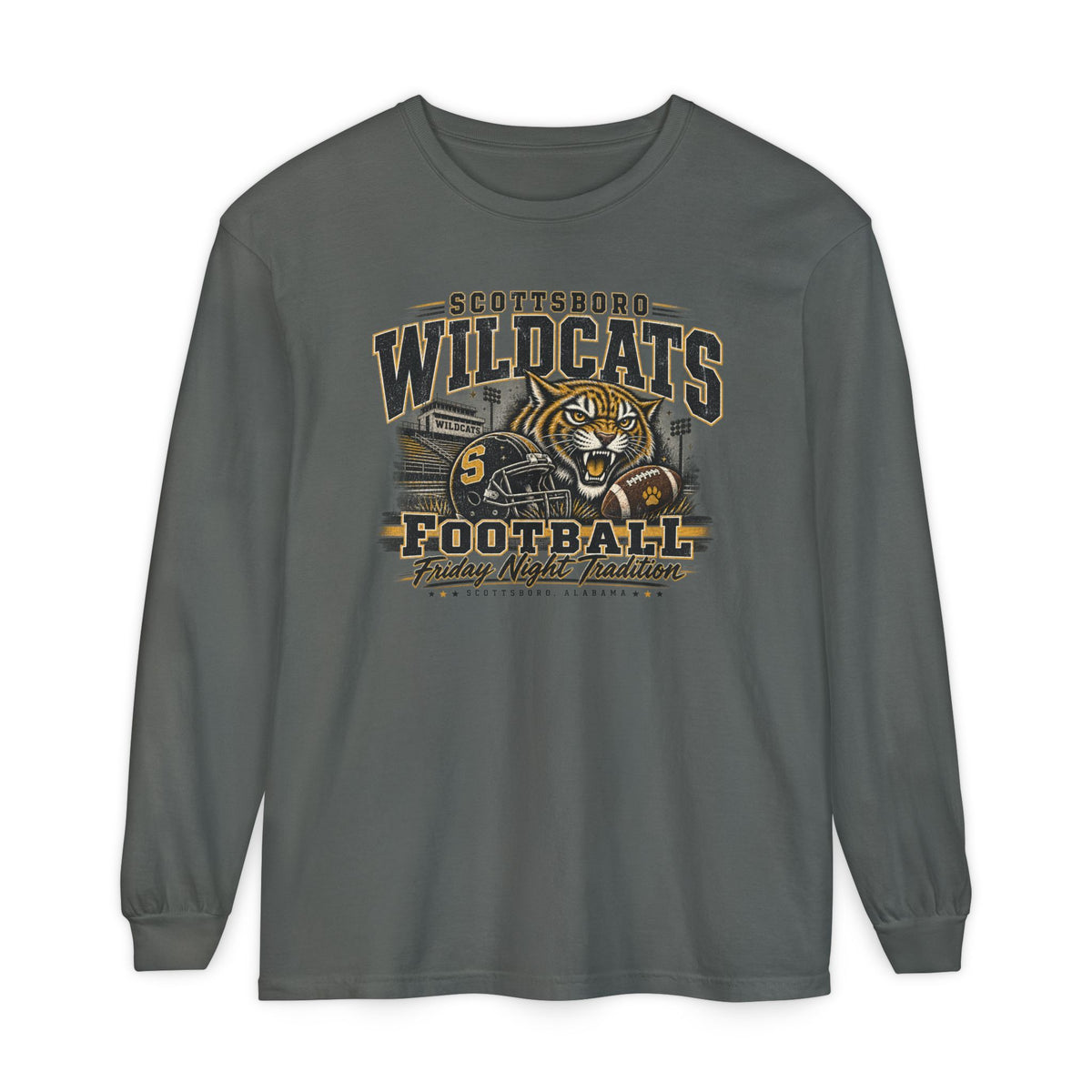 Scottsboro Wildcats Friday Night Tradition Long Sleeve Tee