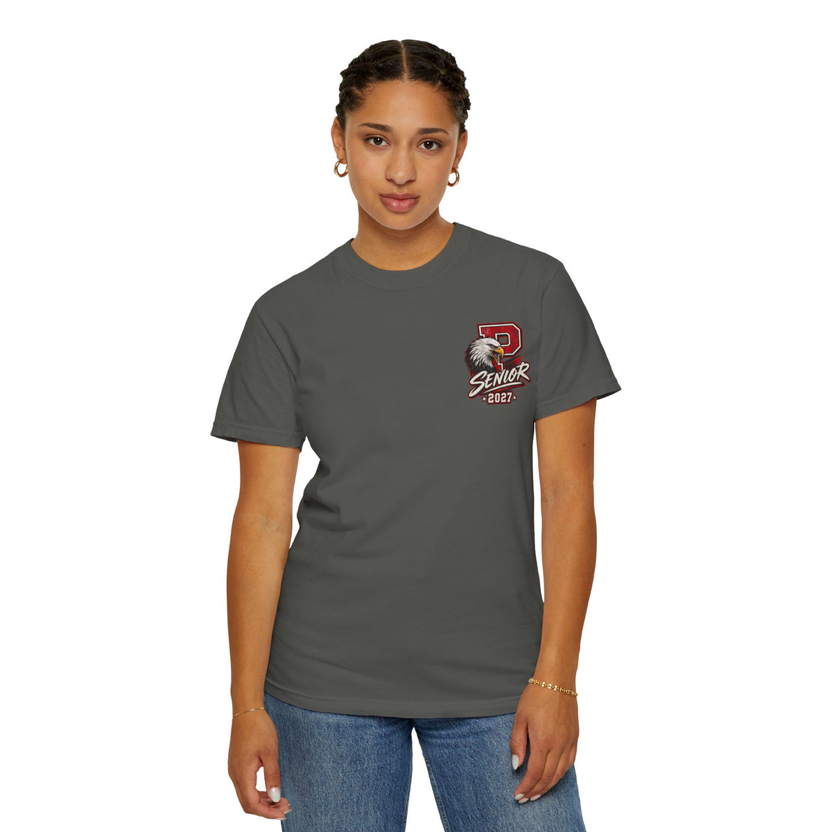 Pisgah Eagles Senior 2027 Camo Graphic Tee
