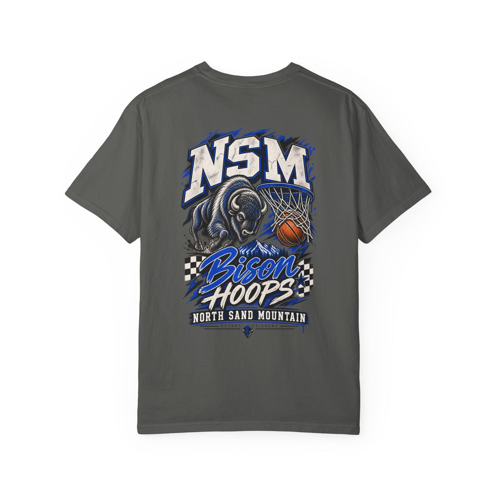 NSM Bison Hoops Front & Back Tee