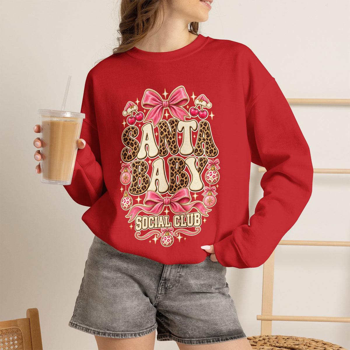 Santa Baby Social Club Crewneck