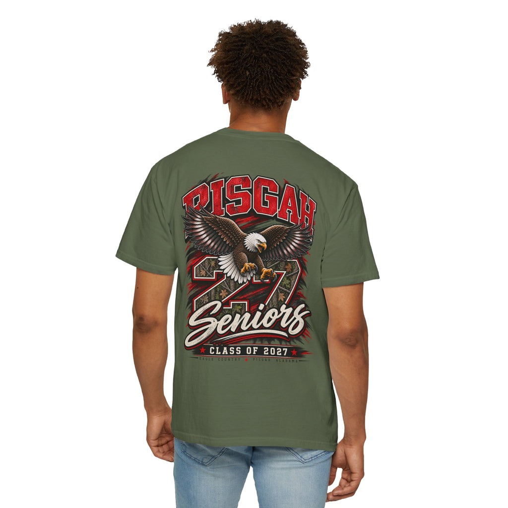 Pisgah Eagles Senior 2027 Camo Graphic Tee