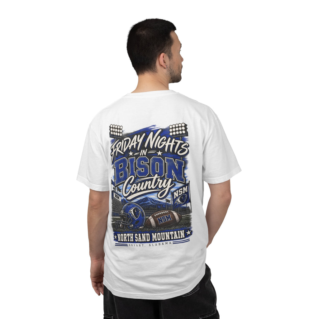 Friday Nights in Bison Country Comfort Colors Tee