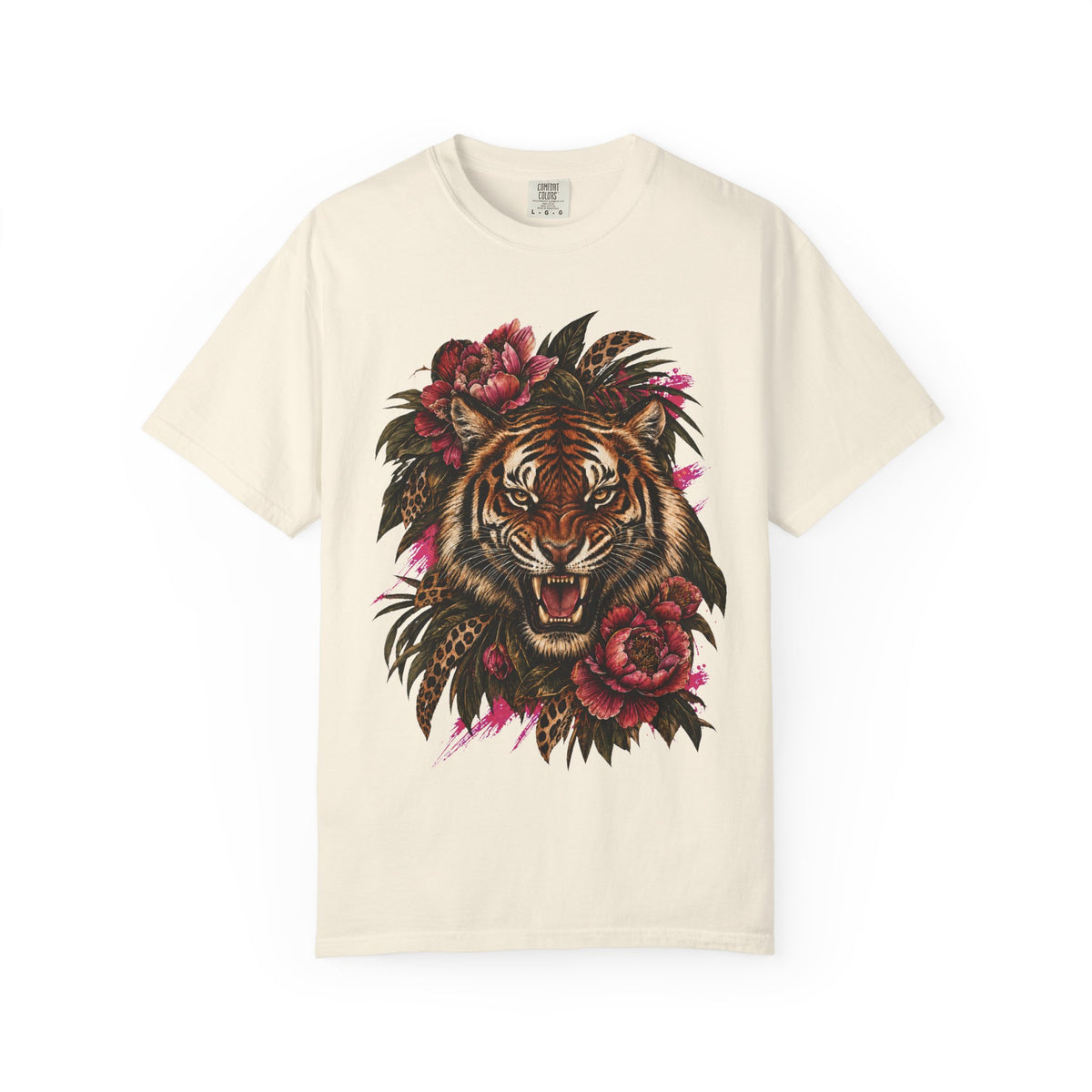 Wild Bloom Vintage Tiger Graphic Tee