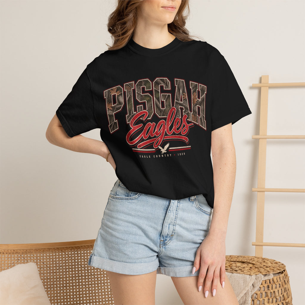Pisgah Eagles Camo Country Graphic Tee