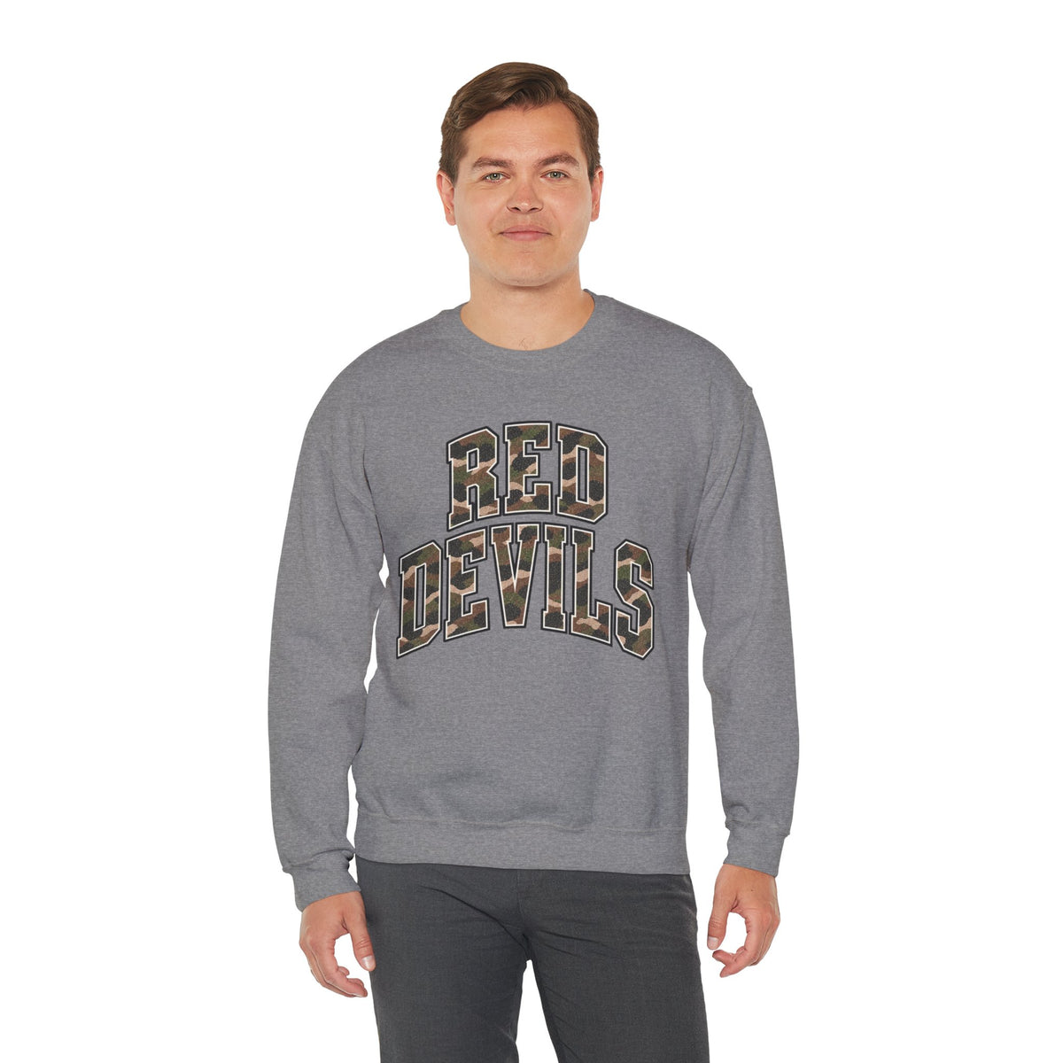 Red Devils Vintage Camo Crewneck Sweatshirt