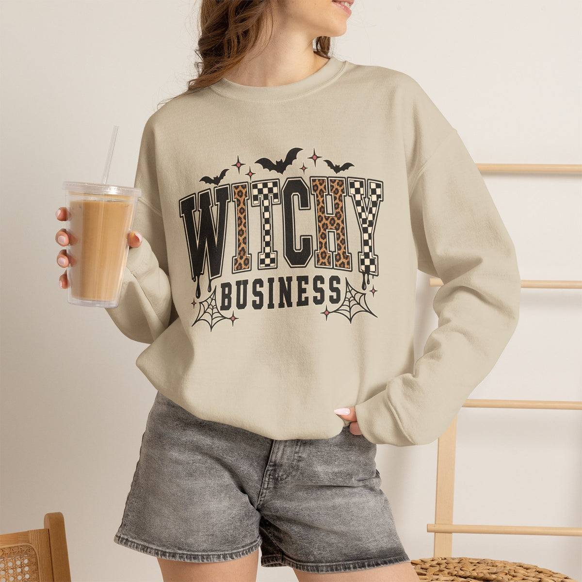 Witchy Business Halloween Crewneck