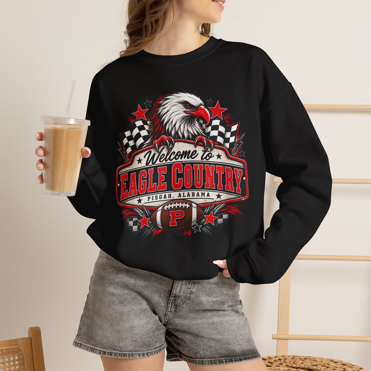 Welcome to Eagle Country Pisgah Crewneck