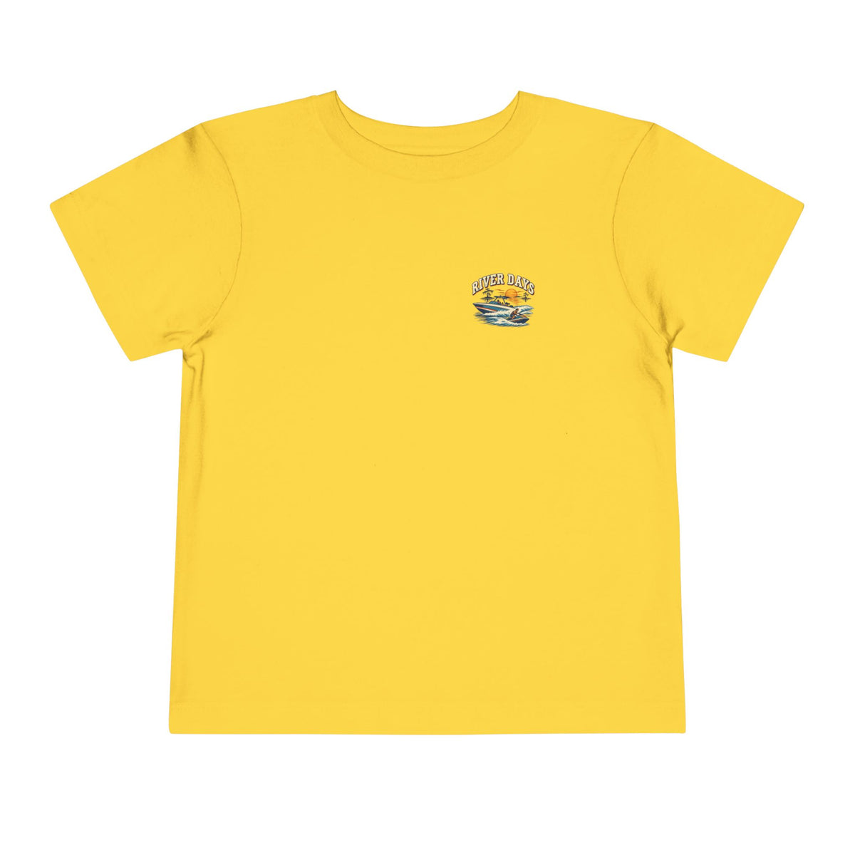 Raised on Wakes, Waves & River Days Toddler Tee