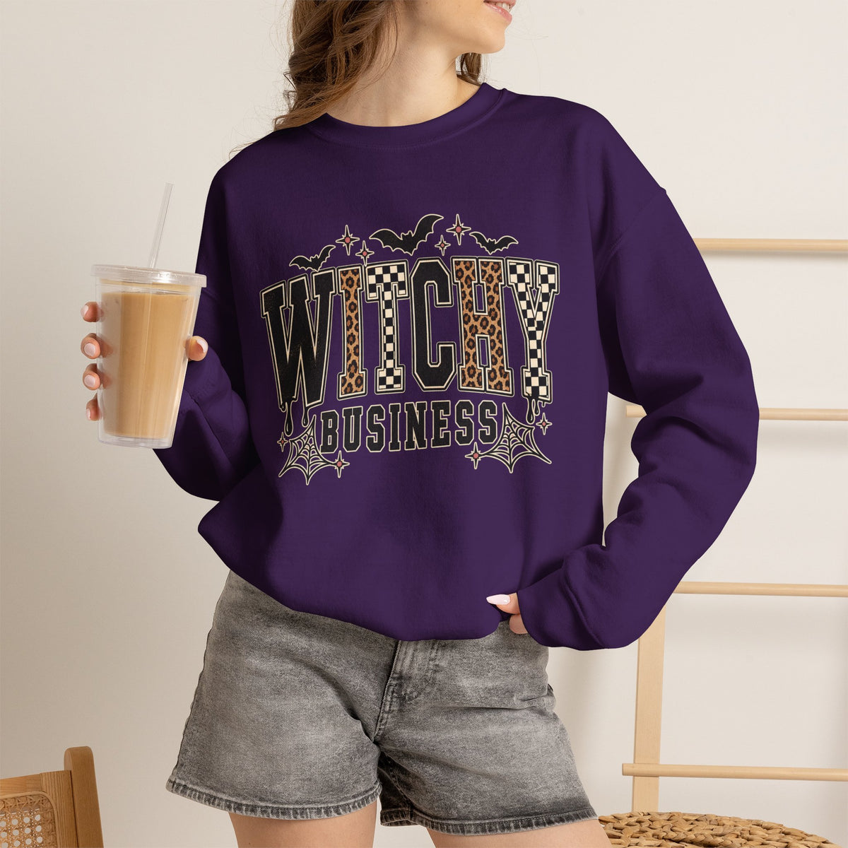 Witchy Business Halloween Crewneck