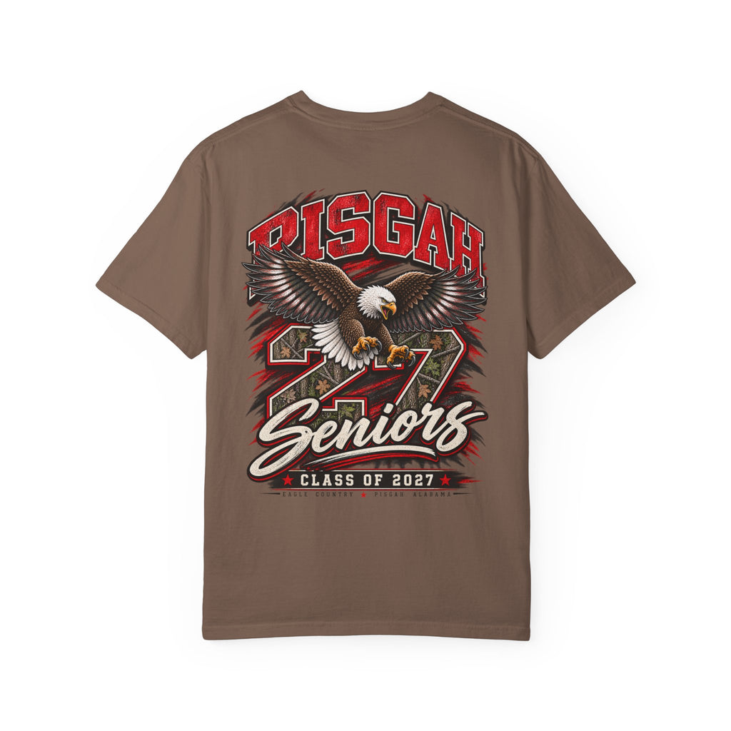Pisgah Eagles Senior 2027 Camo Graphic Tee