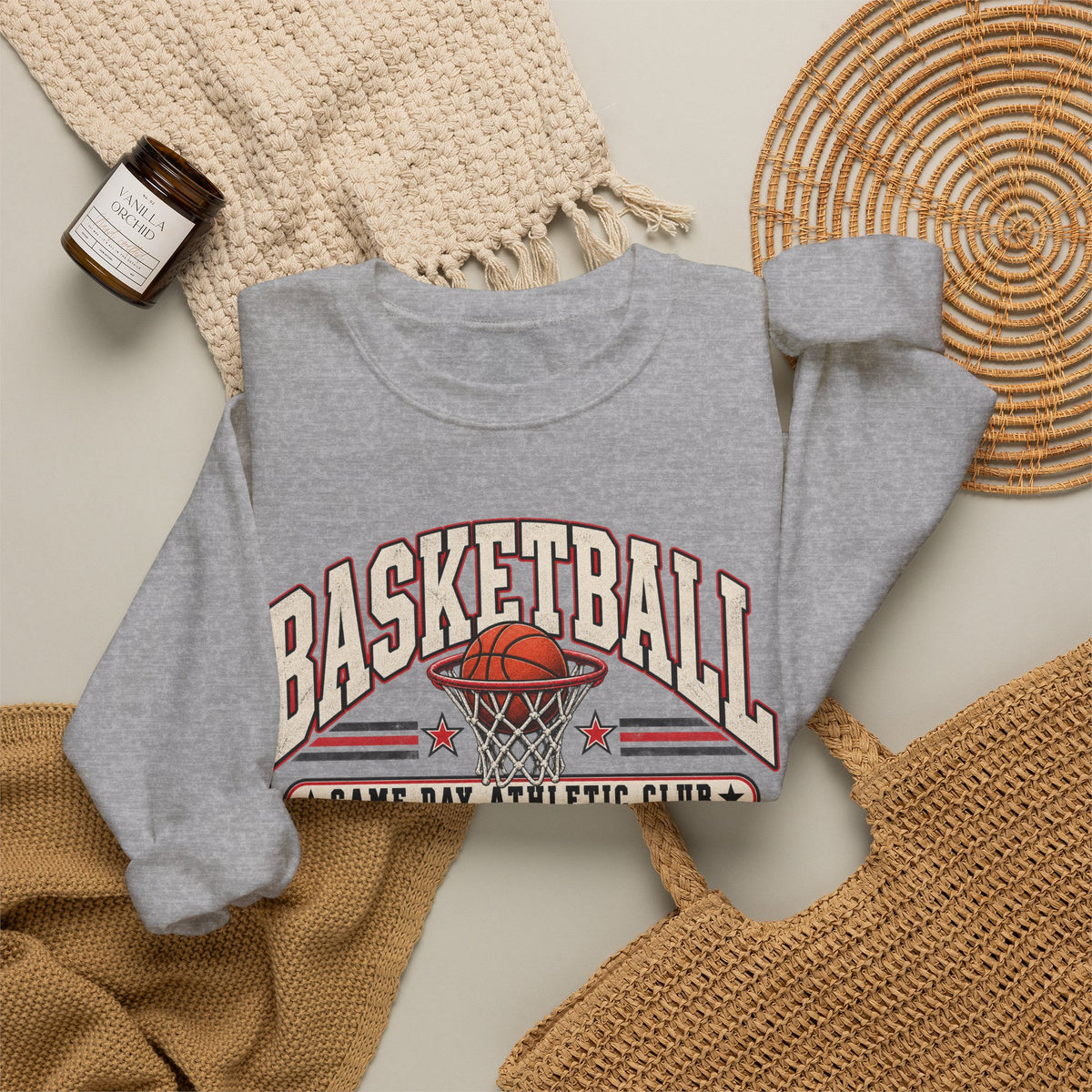 Game Day Basketball Athletic Club Crewneck