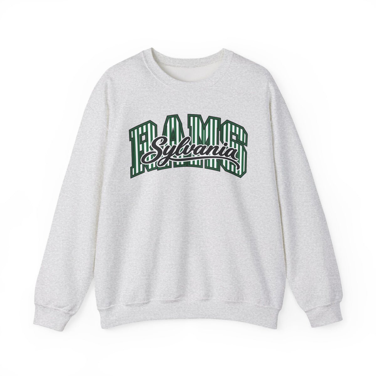 Sylvania Pinstripe Rams Crewneck