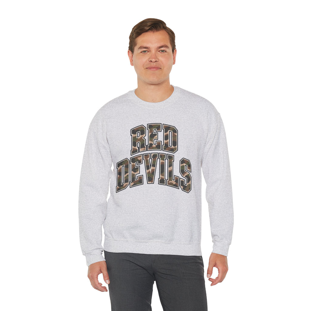 Red Devils Vintage Camo Crewneck Sweatshirt