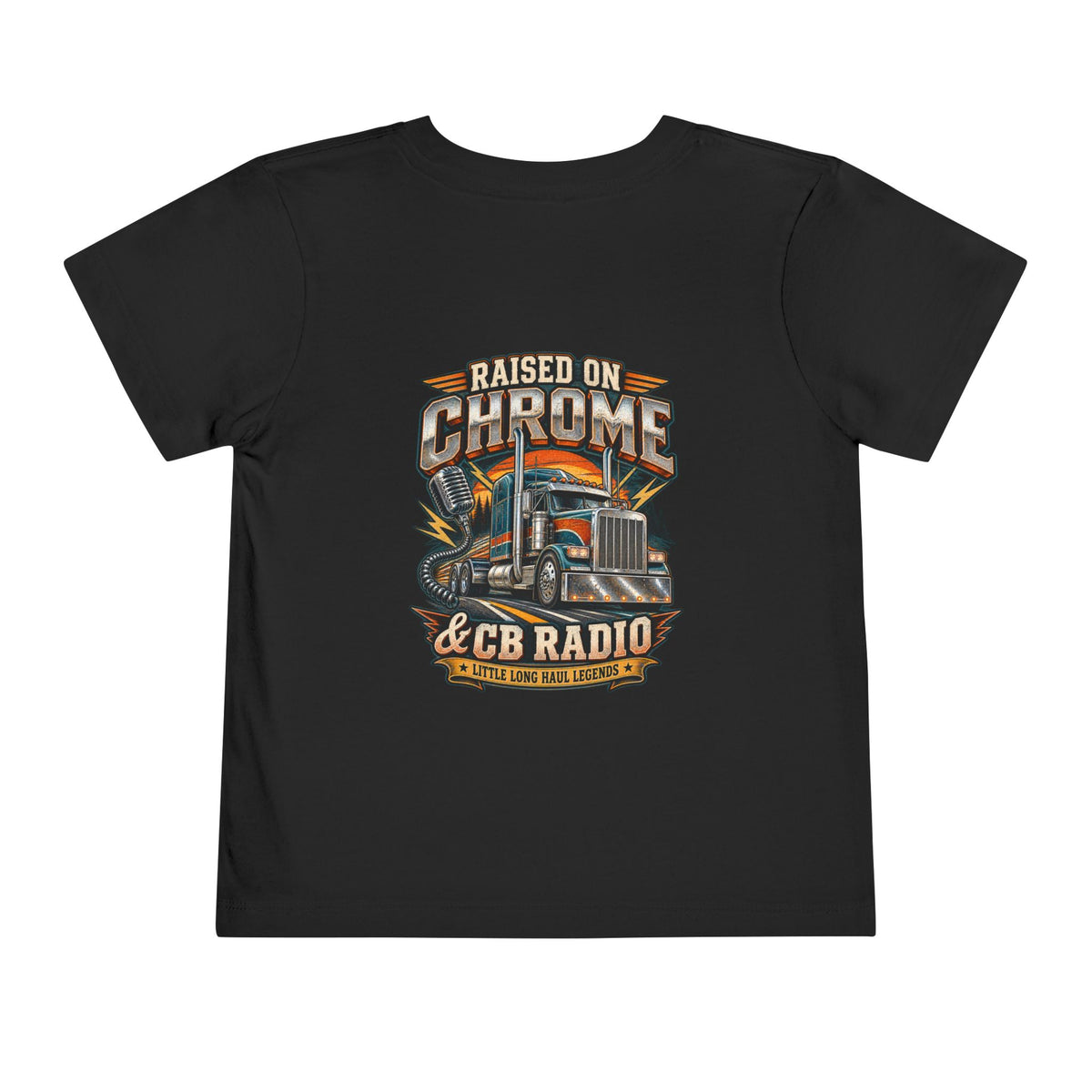Raised on Chrome Toddler Trucking Tee