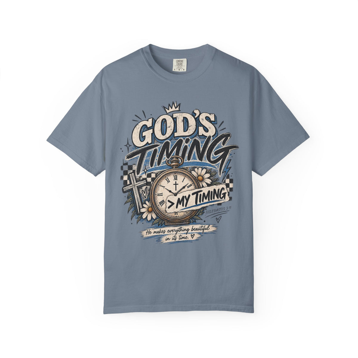 God’s Timing > My Timing Vintage Faith Tee