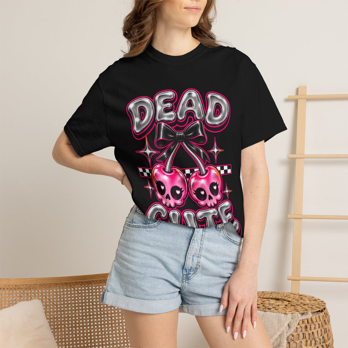 Dead Cute Y2K Halloween Graphic Tee