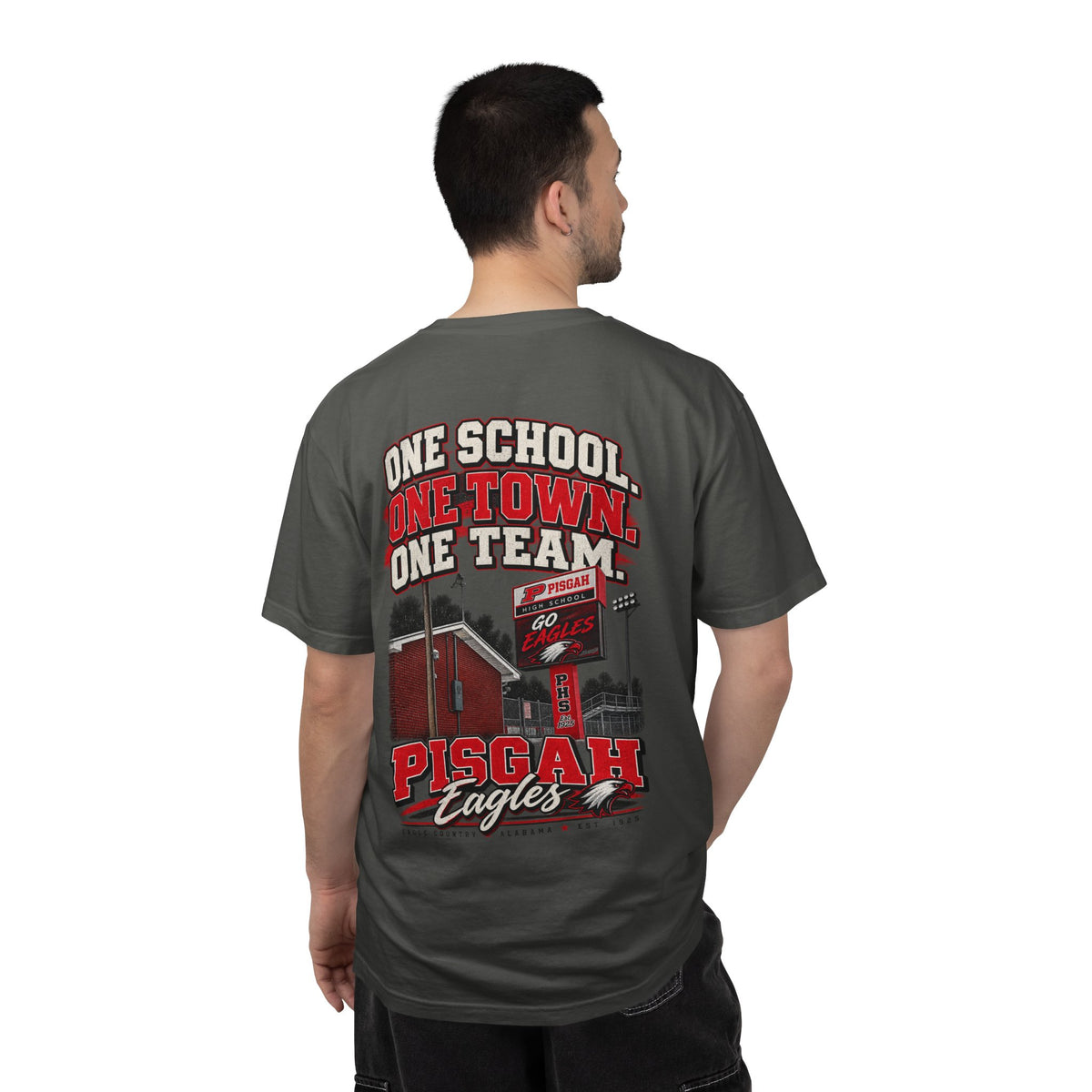 Pisgah Eagles One School One Town One Team Tee