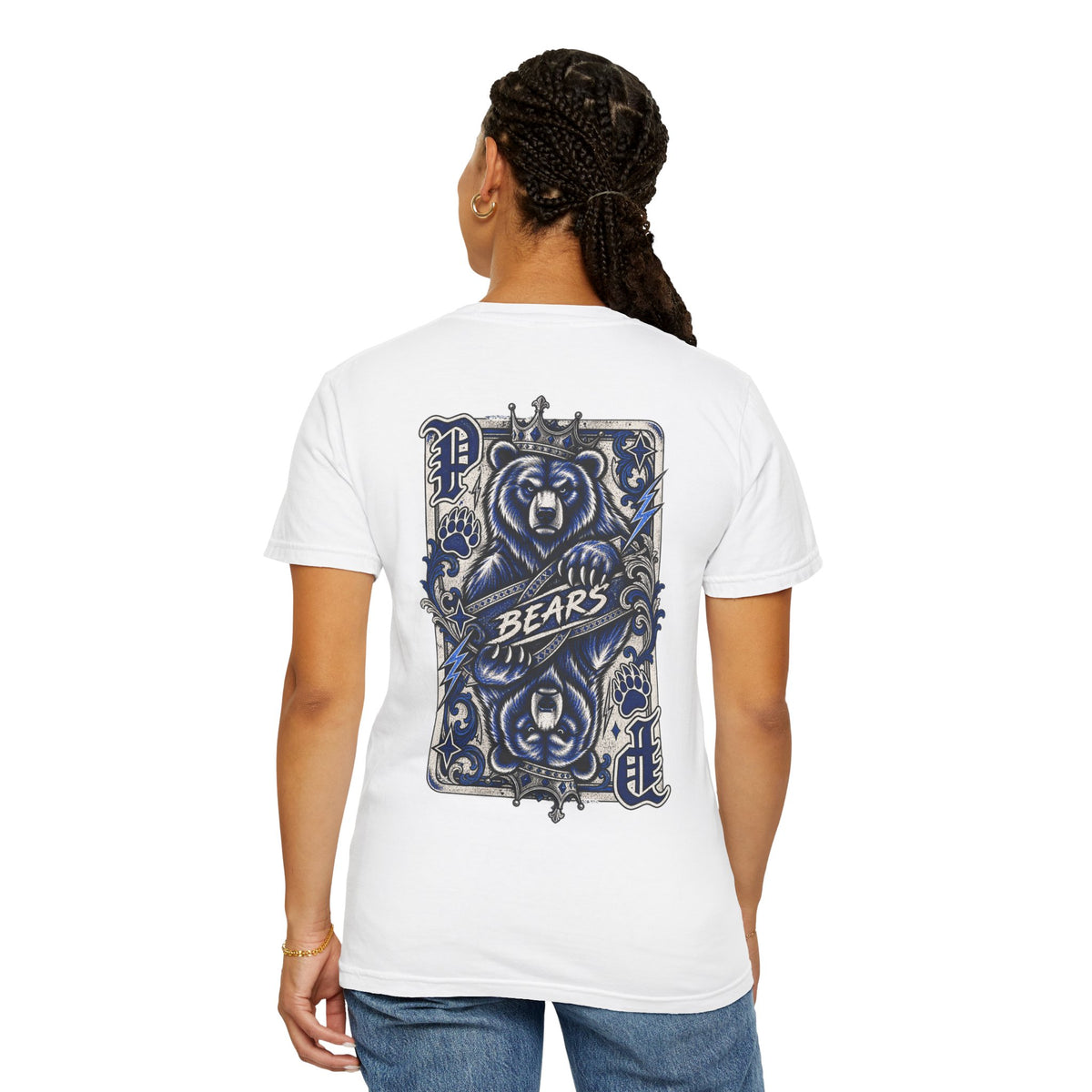 The Bear Card — Plainview Bears Comfort Colors Tee