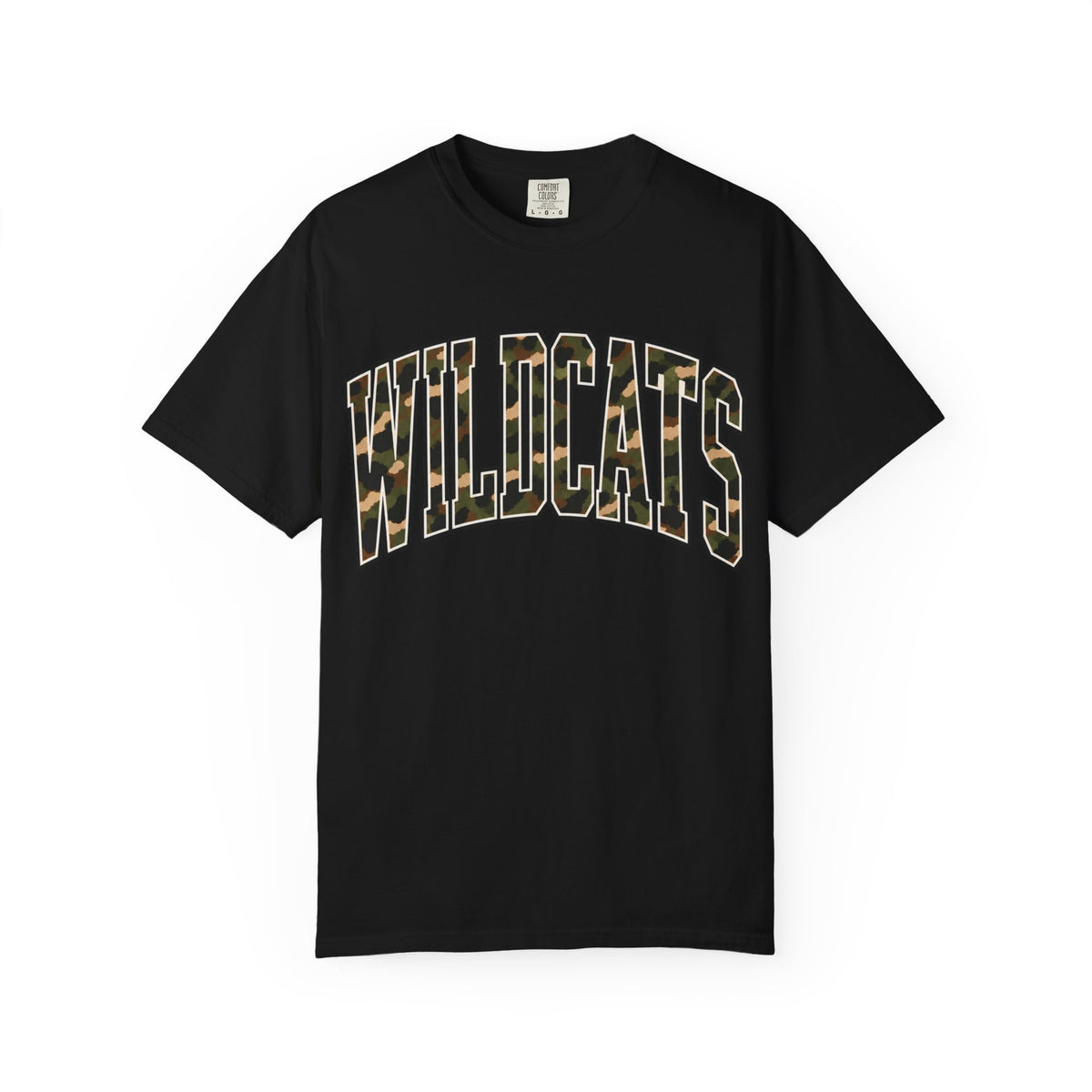 Wildcats Vintage Camo Comfort Colors Tee