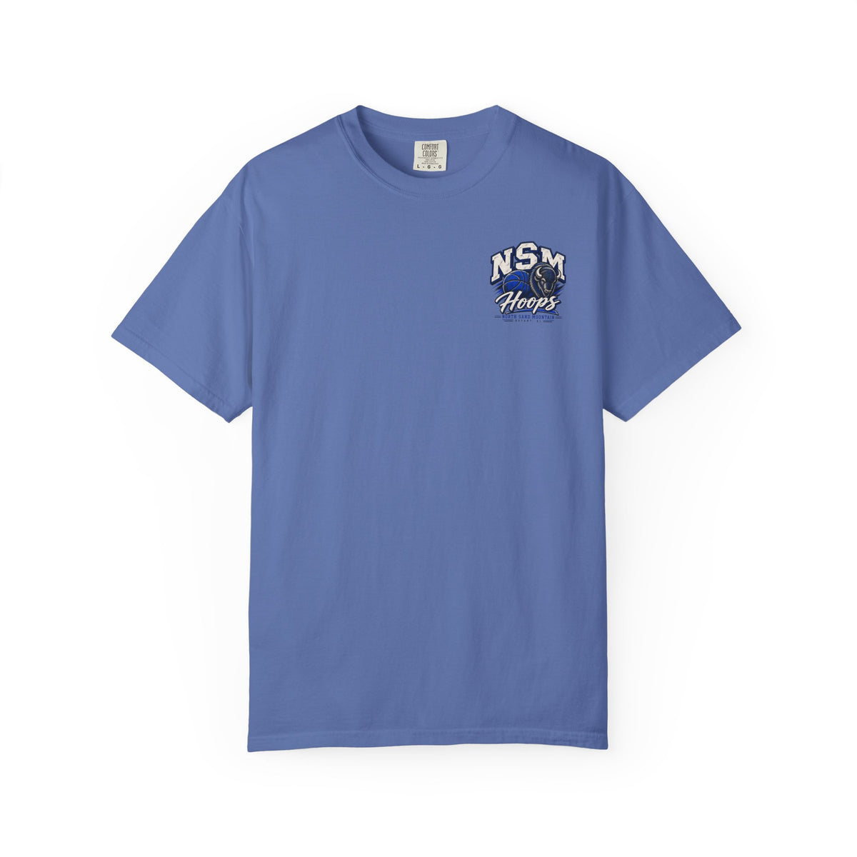 NSM Bison Hoops Front & Back Tee