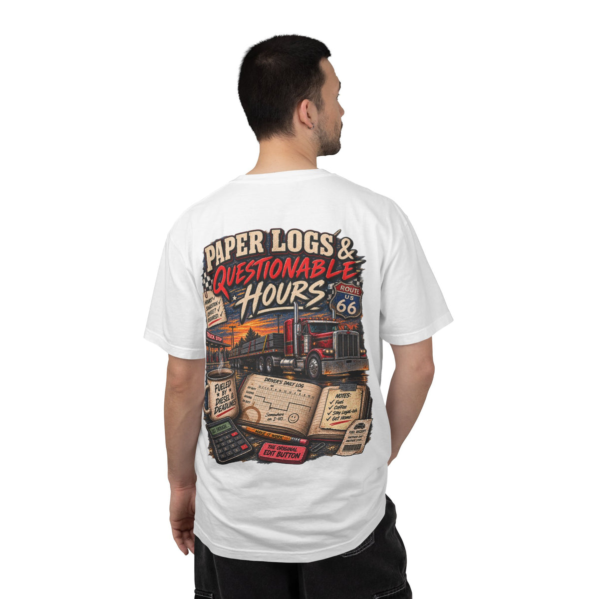Paper Logs & Questionable Hours Vintage Trucking Tee