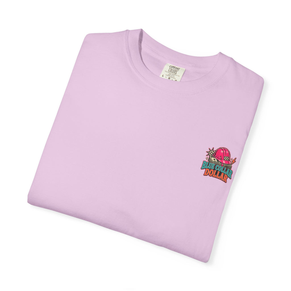Spending That Blue Collar Dollar Pink Hard Hat Tee