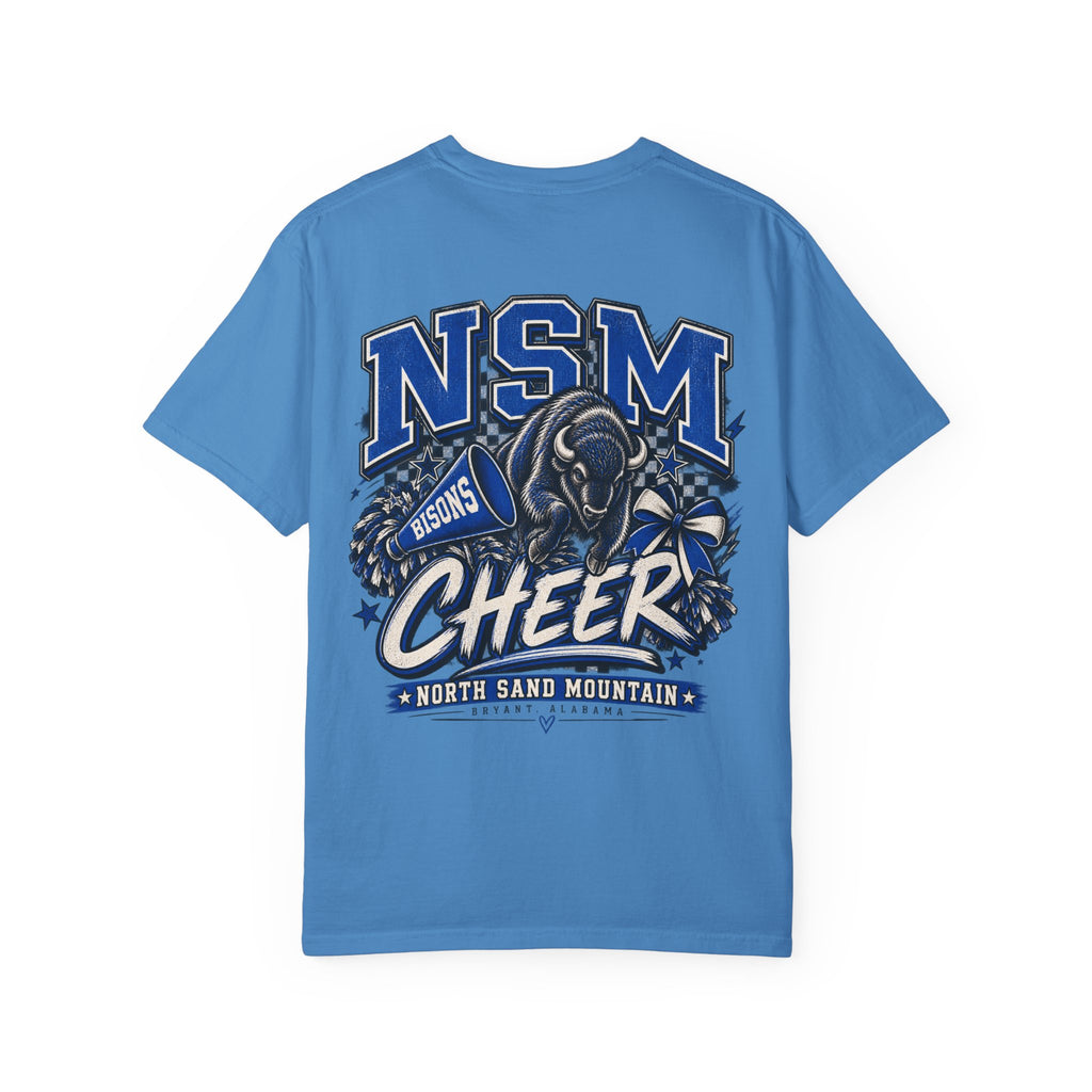 NSM Bison Cheer Front & Back Tee