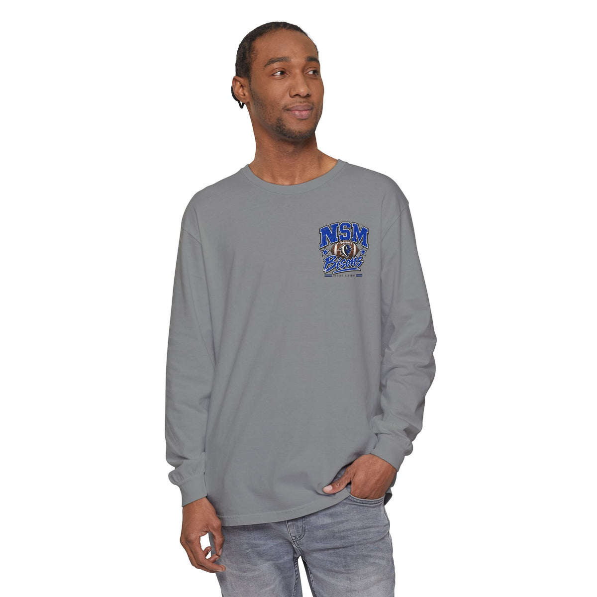 Friday Nights in Bison Country Comfort Colors Long Sleeve
