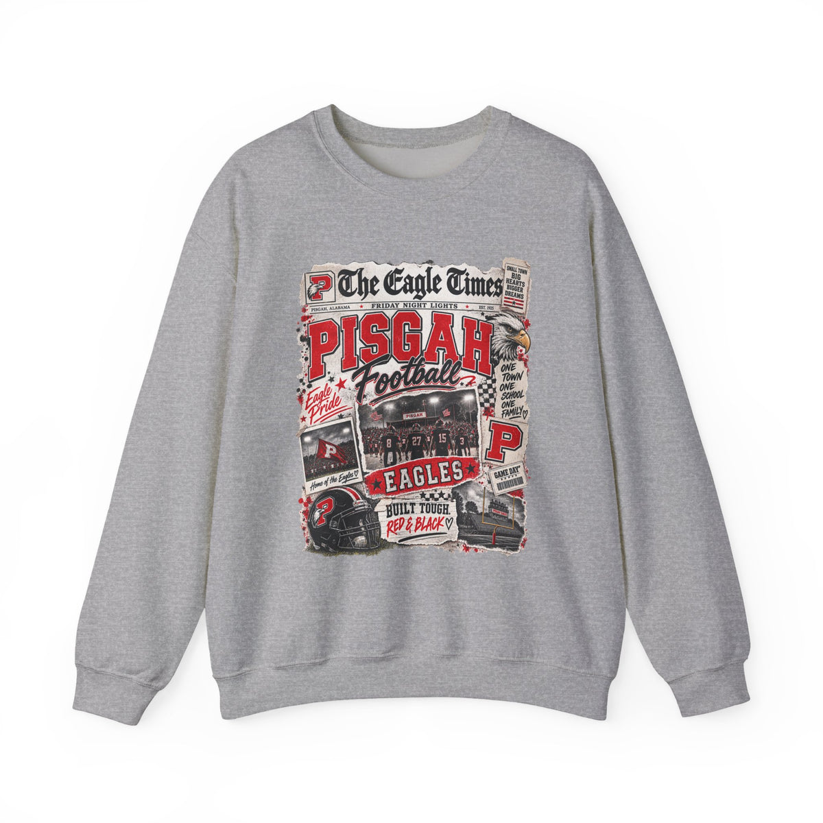 The Eagle Times Pisgah Football Crewneck