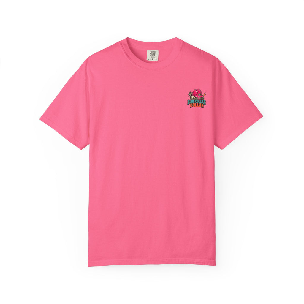 Spending That Blue Collar Dollar Pink Hard Hat Tee