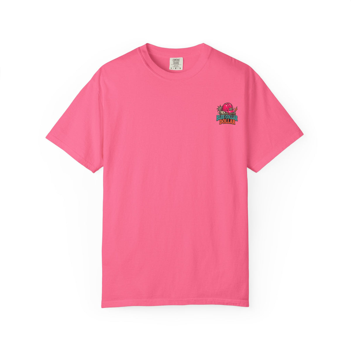 Spending That Blue Collar Dollar Pink Hard Hat Tee