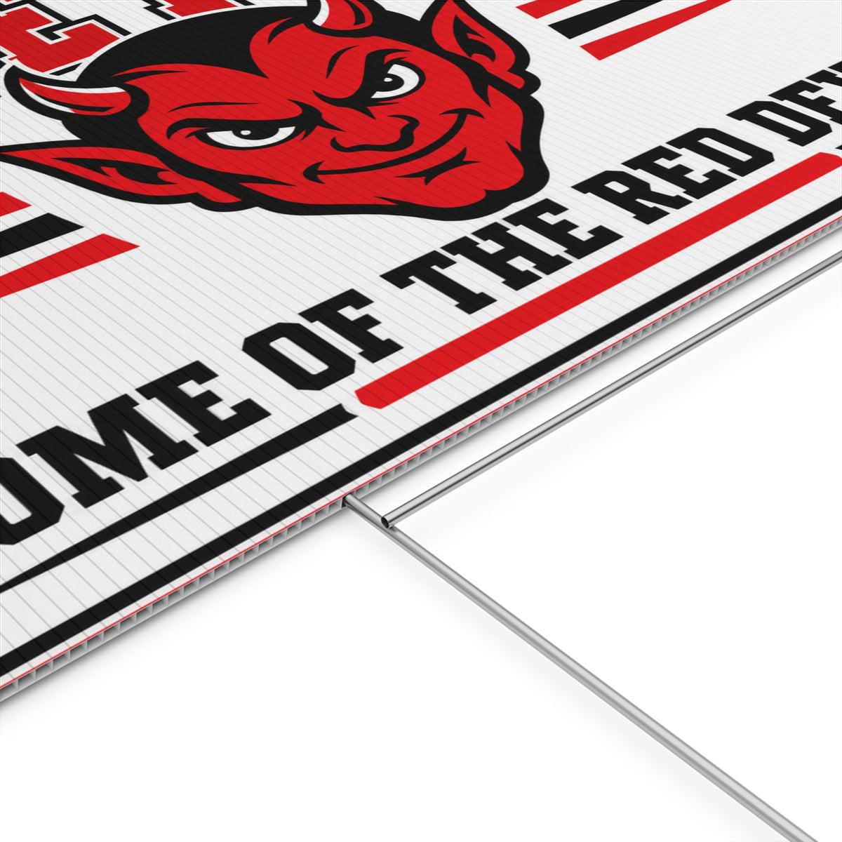 Fyffe Proud – Home of the Red Devils Yard Sign