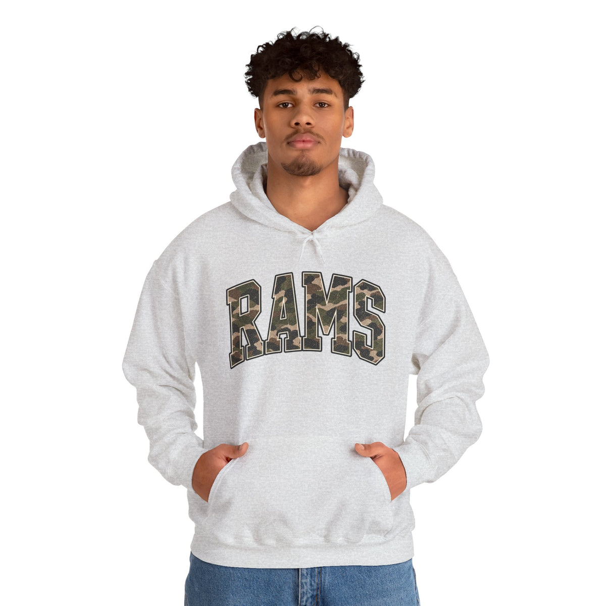 Rams Vintage Camo Hoodie