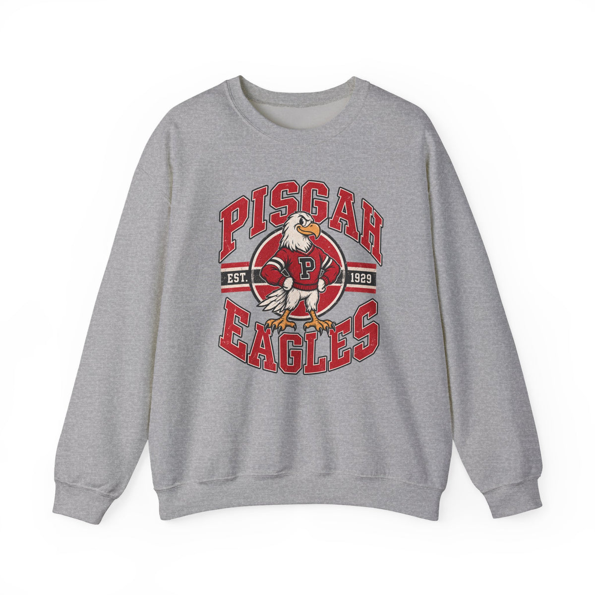 Pisgah Eagles Old School Mascot Crewneck