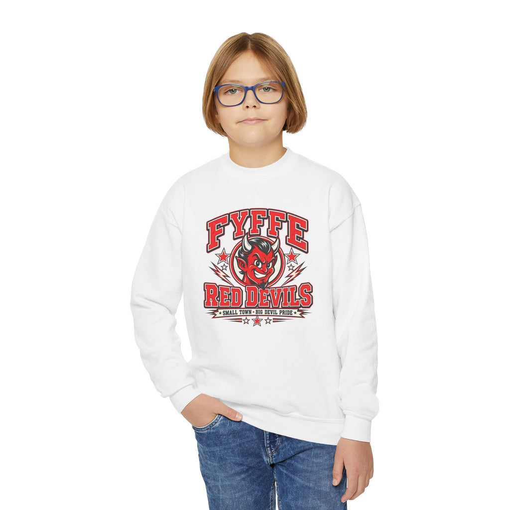 Fyffe Small Town, Big Devil Pride Youth Crewneck
