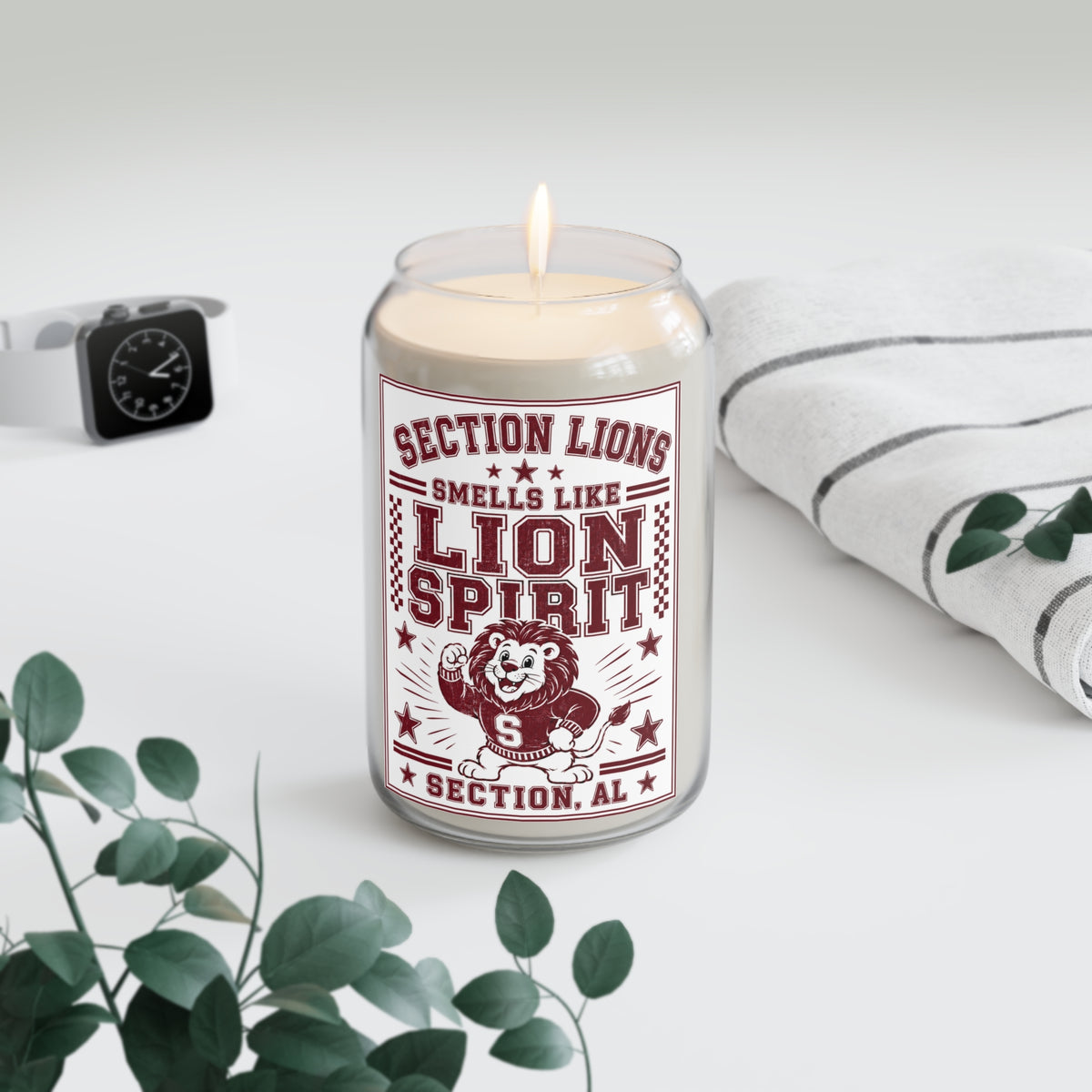 Section Lions “Smells Like Lion Spirit” Soy Candle