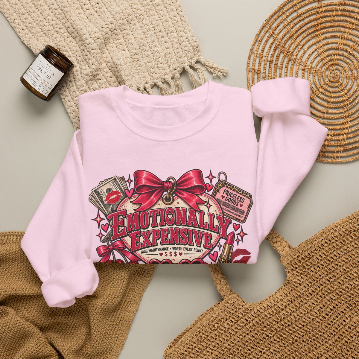 Emotionally Expensive Valentine Crewneck